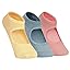 Visit the Mint & Oak Store Mint & Oak Pilates Socks with Grips for Women, Ankle Length Non-Slip Yoga Socks, Cotton Ideal For Yoga, Pilates, Gym, Workout, Cute Women's Gift